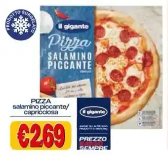 Pizza salamino piccante il gigante