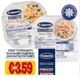 Il Gigante il gigante pennette offerta