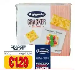 Il Gigante Cracker salati il gigante offerta