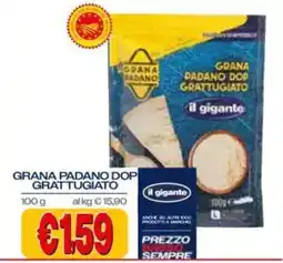 Il Gigante Grana Padano DOP Grattugiato il gigante offerta