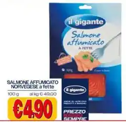 Il Gigante Salmone affumicato il gigante offerta