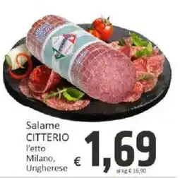 Paghi Poco Salame Citterio offerta