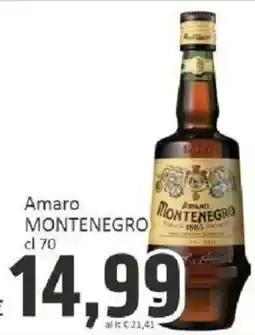 Paghi Poco Amaro Montenegro offerta