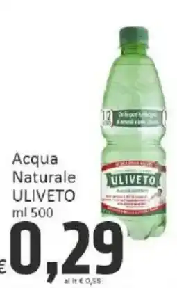 Paghi Poco Acqua Naturale Uliveto offerta