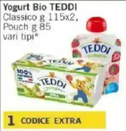 Paghi Poco Yogurt Bio TEDDI Classico offerta