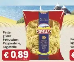 Paghi Poco Divella Pasta offerta