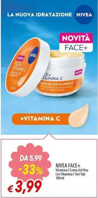 NIVEA FACE+ Vitamina C Crema Gel Viso