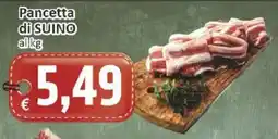 Paghi Poco Pancetta di suino offerta