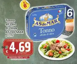 Paghi Poco Tonno all'olio di oliva AS DO MAR offerta