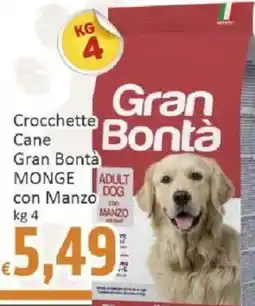 Paghi Poco Crocchette Cane Gran Bontà offerta