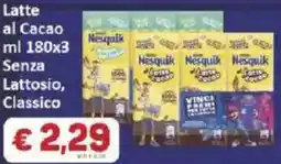 Paghi Poco Latte al Cacao Nesquik offerta