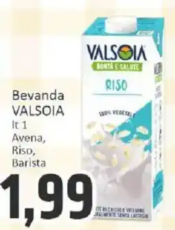 Paghi Poco Bevanda VALSOIA Riso offerta
