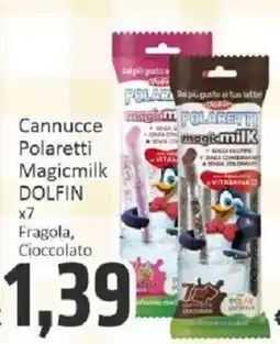 Paghi Poco Cannucce Polaretti Magicmilk DOLFIN offerta