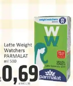 Paghi Poco Latte Weight Watchers Parmalat offerta