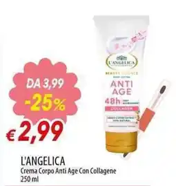 Galassia L'Angelica Crema Corpo Anti Age Con Collagene offerta