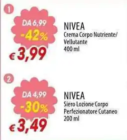 Galassia NIVEA Crema Corpo Nutriente/Vellutante offerta