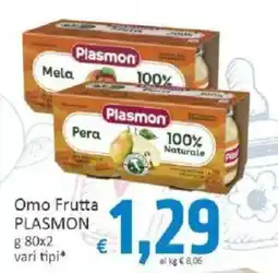 Paghi Poco Omo Frutta PLASMON offerta