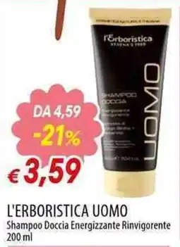 Galassia L'Erboristica Uomo Shampoo Doccia Energizzante Rinvigorente offerta