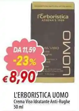 Galassia L'Erboristica Uomo Crema Viso Idratante Anti-Rughe offerta