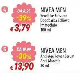 Galassia NIVEA MEN Sensitive Balsamo Dopobarba Sollevio Imediato offerta