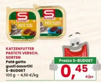 Patè gatto S-BUDGET