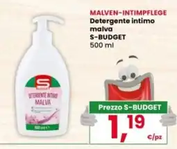 Interspar Detergente intimo malva S-BUDGET offerta