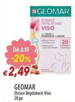 Galassia Geomar Strisce Depilatorie Viso offerta