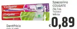 Paghi Poco Spazzolino COLGATE Zig Zag, Twister White offerta