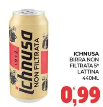 Eté Ichnusa birra non filtrata offerta