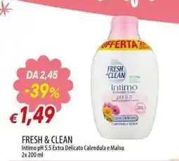Galassia Fresh & Clean Intimo pH 5.5 Extra Delicato Calendula e Malva offerta