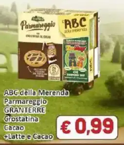 Paghi Poco ABC della Merenda Parmareggio offerta