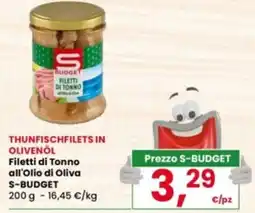 Interspar Filetti di Tonno all'Olio di Oliva S-BUDGET offerta