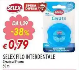 Galassia Selex filo interdentale cerato al fluoro offerta