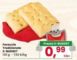 Despar Focaccia Tradizionale S-BUDGET offerta