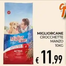 Eté Miglior cane crocchette manzo active offerta
