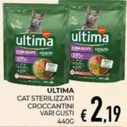 Eté Ultima cat sterilizzati croccantini vari gusti offerta
