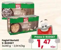 Despar Fagioli Borlotti S-BUDGET offerta