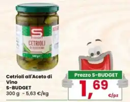 Despar Cetrioli all'Aceto di Vino S-BUDGET offerta
