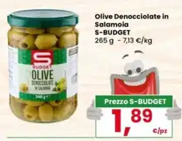 Despar Olive Denocciolate in Salamoia S-BUDGET offerta