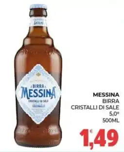 Eté Messina birra cristalli di sale offerta