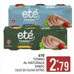 Eté Ete tonno al naturale offerta