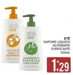 Eté ETÉ Sapone liquido Nutriente Purificante offerta