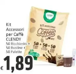Paghi Poco Kit Accessori per Caffè Clendy offerta