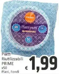 Paghi Poco Piatti riutilizzabili prime offerta