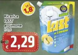 Paghi Poco Ricarica Last al Limone offerta