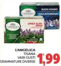 Eté L'Angelica tisana vari gusti offerta