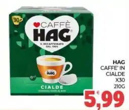 Eté Caffè Hag in cialde offerta
