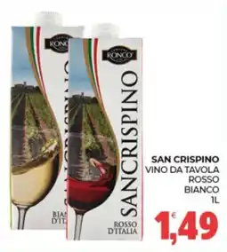 Eté San Crispino vino da tavola offerta