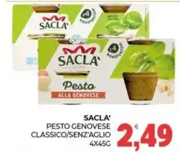 Eté Sacla' pesto genovese classico offerta