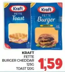 Eté Kraft Fette Burger Cheddar offerta